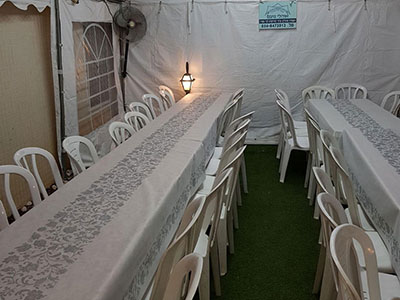 השכרת אוהל לאירועים ל 100 איש
